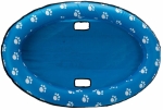 Plovoucí člun pro psy, nafukovací, 130 x 90 cm, modrá