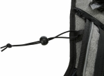 Joggingový pás s vodítkem, pás: 70-130 cm, vodítko 1.15-1.50 m, 20mm, šedá