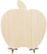 Plošina / přístřešek jablko pro drobné hlodavce, 21x17 cm, dřevo