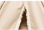 Teepee BOHO s polštářem, 55 x 65 x 44 cm, bavlna, béžová