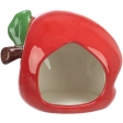 Keramický domeček JABLKO (křeček,myš), 13 x 10 x 10 cm, červená