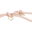 Soft Rope prodlužovací kulaté tkané vodítko, S-XL: 2.00 m/ 10 mm, růžová/světlerůžová