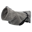 Koupací plášť / župan pro psy XS: 30 cm, šedá