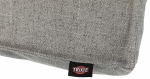 Polštář TALIS obdélník, 90 x 65 cm, tkaná látka, šedá