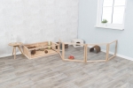 Výběh pro morčata do vnitřních prostor, 100 × 30 × 60 cm, dřevo/plast