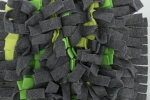 Čichací kobereček pro hlodavce, 27 x 20 cm, šedá/zelená