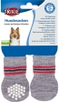 Protiskluzové šedé ponožky, 2 ks pro psy M-L (zl.retrívr)