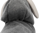 BE NORDIC Flensburg mikina s kapucí, XS: 27 cm, šedá