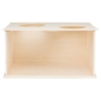 Box na norování pro králíky, 58 x 30 x 38 cm, dřevo/akryl