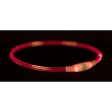 Flash light ring USB, blikací obojek, L-XL: 65 cm/ ø 8 mm, červená (RP 2,10 Kč)