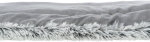 Lehací podložka HARVEY, hebký dlouhý vlas, 120 x 80 cm bílo-černo/šedá