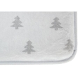 Xmas NIVIA mat, vánoční plyšová odložka na parapet, 90 x 28 cm, krémová