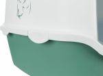 WC VICO kryté s dvířky s potiskem, bez filtru 56 x 40 x 40 cm, zelená/bílá