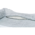 Vital Bed LINO, ortopedický obdélníkový pelech 70 x 55 cm, šedá/světlešedá