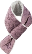 Vánoční šál pro psy, samet/plyš, lila/zelená, 90 cm