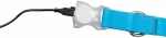 Neonové vodítko se svítící karabinou S-L 1,2-1,8m/25mm modré - DOPRODEJ (RP 2,10 Kč)