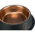 BE NORDIC miska, 0,2 l/ø 15 cm, nerez/guma, černá/bronzová