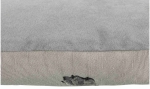 Polštář CHIPO s mopsem 60 x 48 cm šedý - DOPRODEJ
