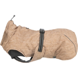 Zateplený zimní kabátek RIOM, písková, XXL:80cm, hruď:74-112cm, krk: do 66cm