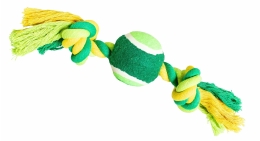 Uzel s tenisákem HipHop bavlněný 2 knoty 30 cm / 150 g limetková, zelená