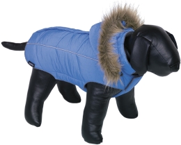 Nobby obleček pro psa ARTIC modrá s kožíškem 48cm