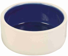 Keramická miska malá 0,35l/12 cm - bílá/modrá
