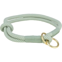 Soft Rope kulatý polostahovací obojek, L-XL: 55 cm/ 10 mm, šalvěj/máta