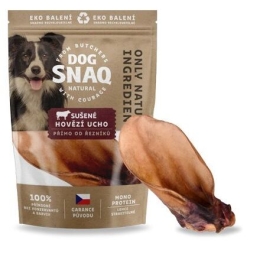 DOG SNAQ hovězí ucho sušené 1 ks