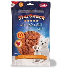 Nobby StarSnack Mini Soft kuře+mrkev pamlsky pro psy 70g
