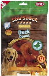 Nobby StarSnack BBQ Duck Donut pamlsky pro psy 100 g/4 ks