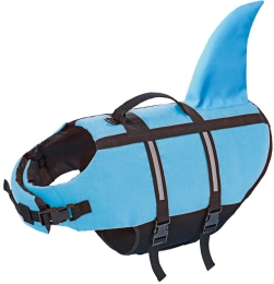 Nobby plovací vesta pro psa Žralok modrá XL-45cm