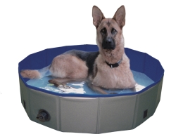 Nobby odolný bazén pro psa skládací s krytem M 120x30cm