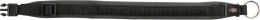 Obojek PREMIUM, polstrovaný neoprenem, M-L: 42-48 cm/20 mm, černo/šedý - DOPRODEJ