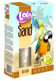LOLOpets citrónový písek pro ptáky 1500 g