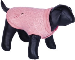 Nobby JILL pletený svetr pro psy růžová 40cm