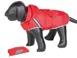 Nobby Rainy červená reflexní pláštěnka pro psa 44cm