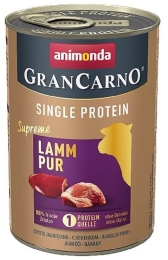 GRANCARNO Single Protein 400 g čisté jehněčí, konzerva pro psy