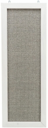 Škrábací deska na zeď, dřevěný rám, 28 × 78 cm, šedá/bílá