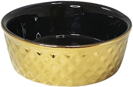 Nobby keramická miska Gold černá se zlatým dekorem 1000ml