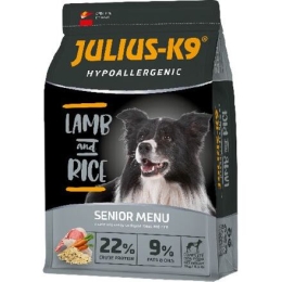 JULIUS K-9 HighPremium 3kg SENIOR/LIGHT Hypoallergenic LAMB&Rice