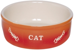 Nobby GRADIENT keramická miska pro kočky oranžová 13,5x4,5cm/0,25l