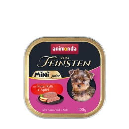 ANIMONDA paštika Vom Feinsten MINI Junior - krůta, telecí, jablko  pro psy 100 g