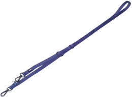 Nobby CLASSIC COMFORT vodítko nylon modrá M-L 2m 25mm