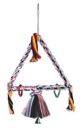 Nobby barevný velký triangl pro papoušky 3 x 45cm
