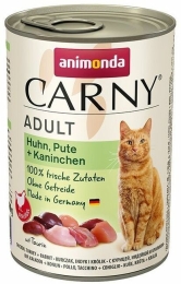 ANIMONDA konzerva CARNY Adult - kuře, krůta+králík 400g