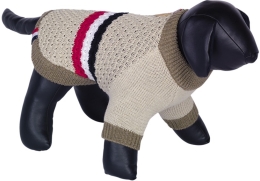Nobby SIRA pletený svetr pro psy béžová 20cm