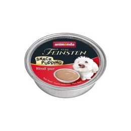 MULTIPACK Vom Feinsten Dog Adult Snack-Pudding hovězí pro psy (3 x 85 g)