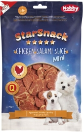 Nobby StarSnack Chicken Salami Slice pamlsek pro psy 70g