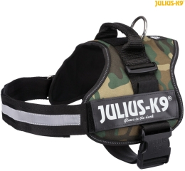 Julius-K9 silový postroj XL/2: 71-96 cm/50 mm - maskáč