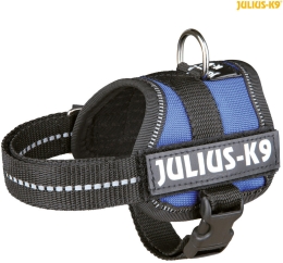 Julius-K9 silový postroj Baby 2/XS-S 33-45 cm,  - modrá